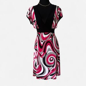 Maurices Swirl Pattern Midi Dress